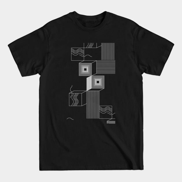 Disover Abstract Geometric Shapes - Abstract Geometric Shapes - T-Shirt