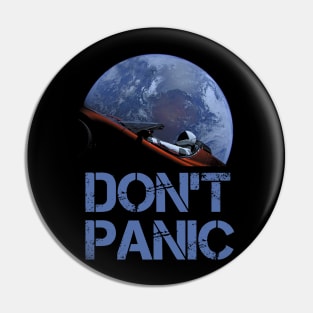 Don't Panic In Orbit Pin