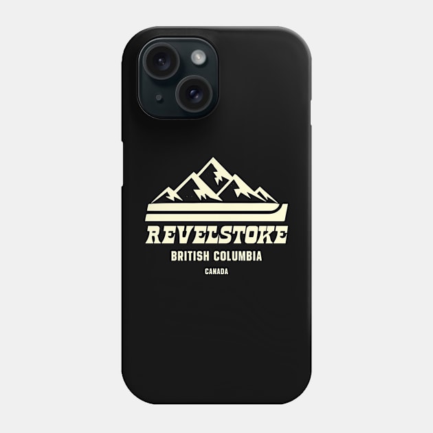 Revelstoke british columbia ski Logo Phone Case by Alexander Luminova