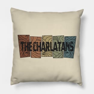 The Charlatans - Retro Pattern Pillow