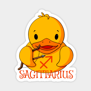 Sagittarius Rubber Duck Magnet