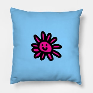 Small Minimal Daisy Face Cute Flower Pillow