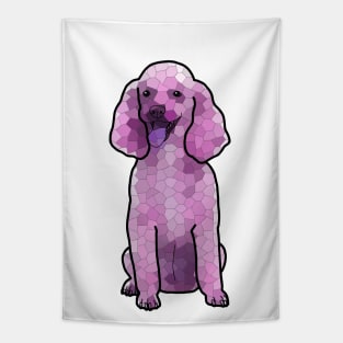 Poodle Mosaic in Amethyst Tapestry