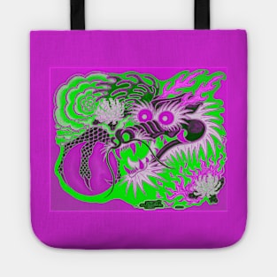 Neon Dragon With 4 Elements Variant 19 Tote