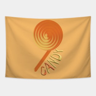 orange candy Tapestry