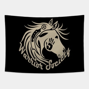 Warrior Society (Horse Gray) Tapestry