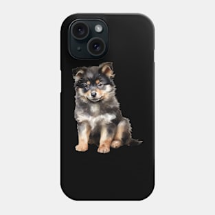 Puppy Finnish Lapphund Phone Case