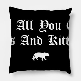 Hey All You Cool Cats And Kittens Pillow