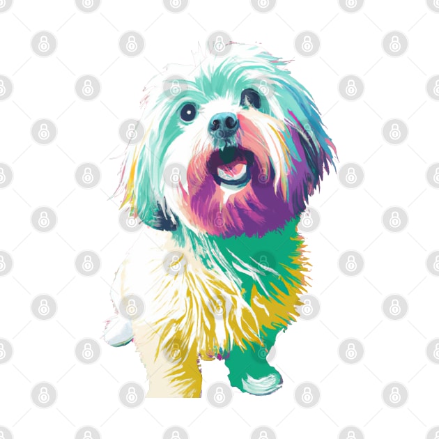 Coton de Tulear Pop Art - Dog Lover Gifts by PawPopArt