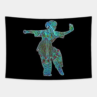 Tai Chi Punch Block Tapestry