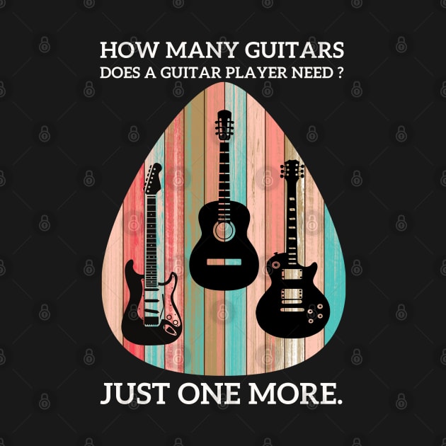 How Many Guitars Does A Guitar Player Need? Just One More by Holly ship