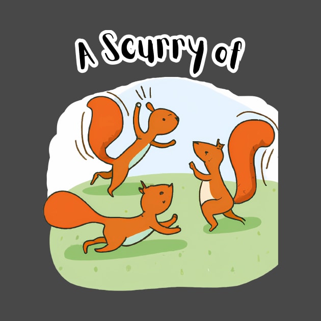 A Scurry of Squirrels by Dunkel