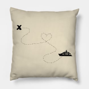 X marks the spot Pillow