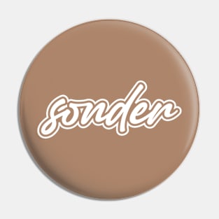 Sonder Word Pin