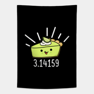 3.14159 Pi Cute Pie Pun Tapestry