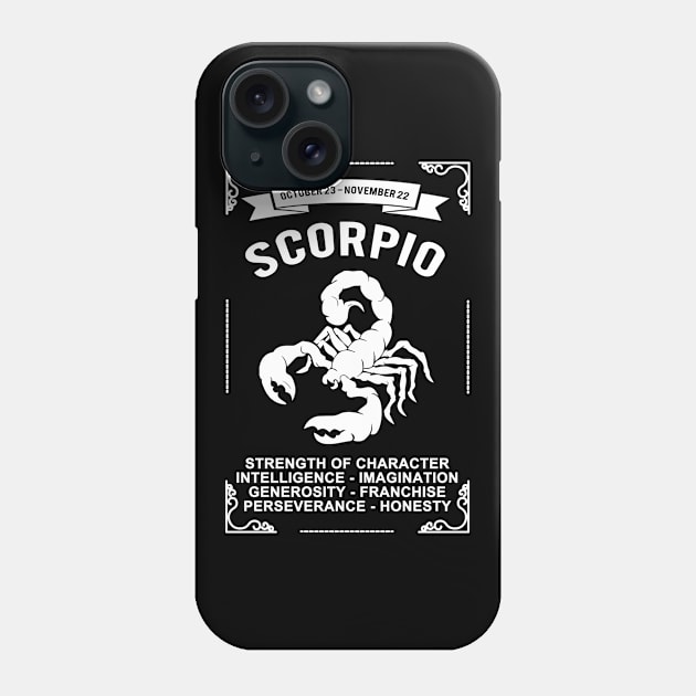 Scorpio Phone Case by SublimeDesign