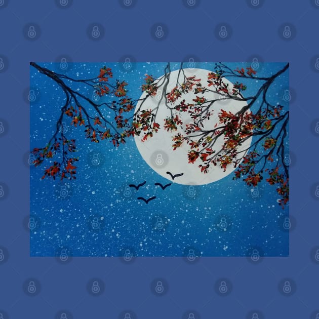 Autumn Moon by Edwardtiptonart