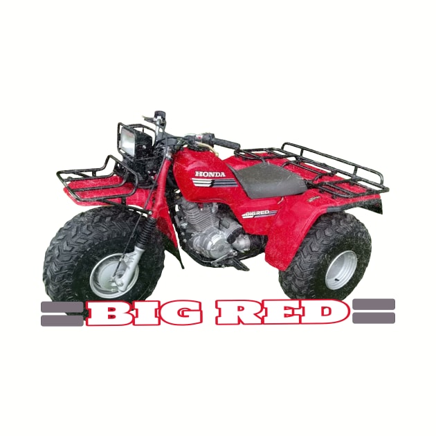 BIG RED 3 WHEELER ATV by Cult Classics