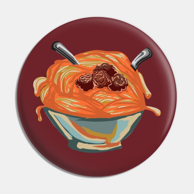 Valentine Pasta Lover Design1 Pin by CreamPie