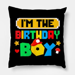 Im The Birthday Boy Game Gaming Family Matching Pillow