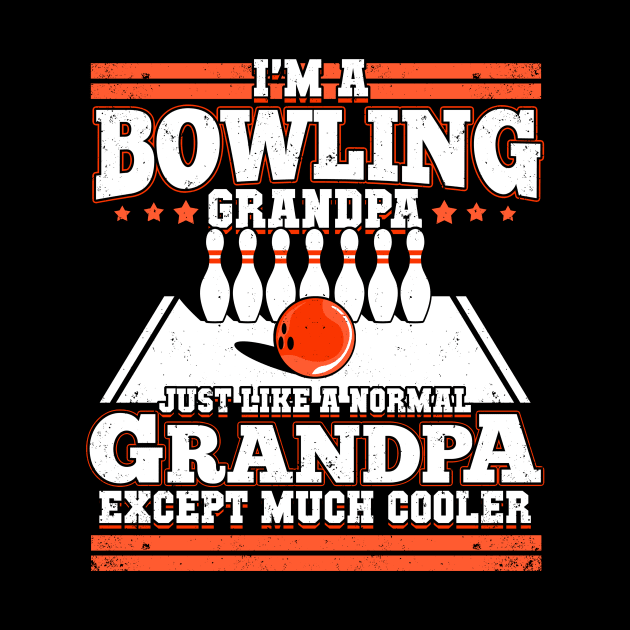 Bowling Player Grandpa Bowler Grandfather Gift by Dolde08