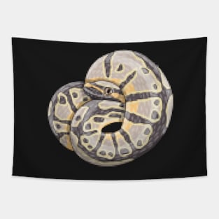 8bit yellow belly ball python Tapestry