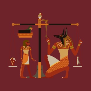 Anubis judging a soul T-Shirt