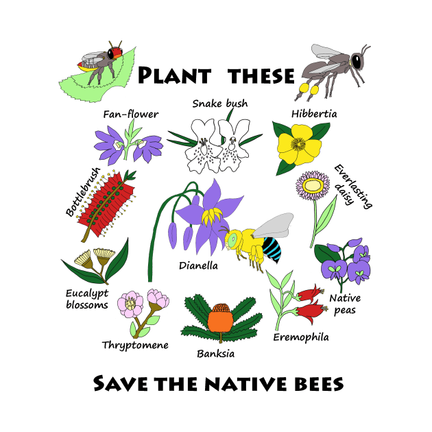 Plant these, save the native bees by BeeBabette