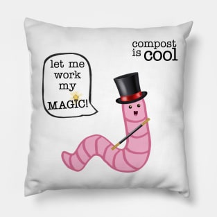 compost worm (magician) Pillow