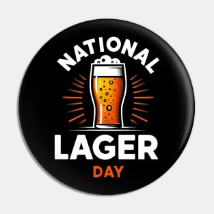 Cheers to Lager Day Pin