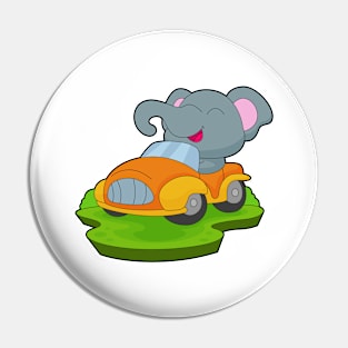 Elephant Car Pin