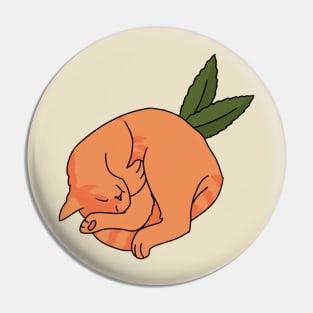 Just Peachy Cat Pin