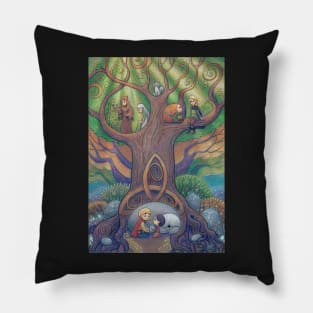 Celtic tree Pillow