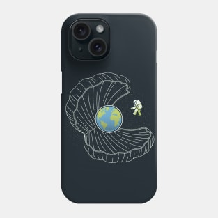 Oyster Pearl Earth Astronaut by Tobe Fonseca Phone Case