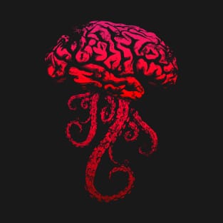 Horror Brain - Red T-Shirt