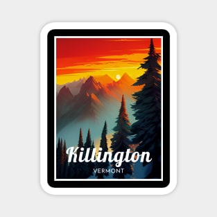 Killington Vermont United states ski Magnet