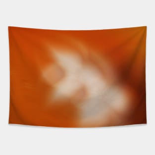 abstract orange design Tapestry