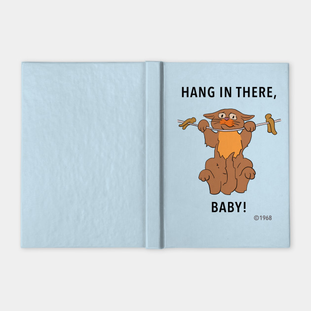 Hang In There Baby Simpsons Notebook Teepublic