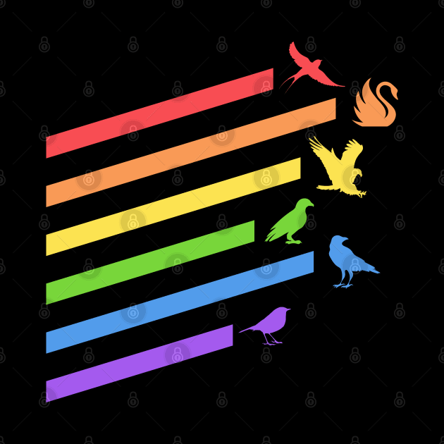Colorful Birds Board Game by pixeptional