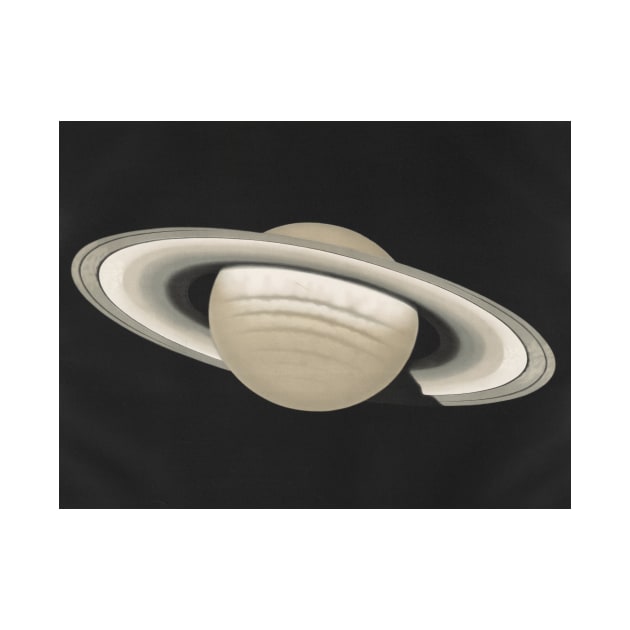 The Planet Saturn by Etienne Leopold Trouvelot by Classic Art Stall