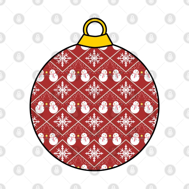 Christmas ornament Red by Nicostore