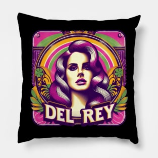 Lana Del Rey - Vintage Mardi Gras Inspired Pillow
