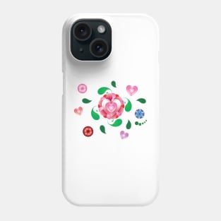 Summer Flowers, Spring Floral Phone Case