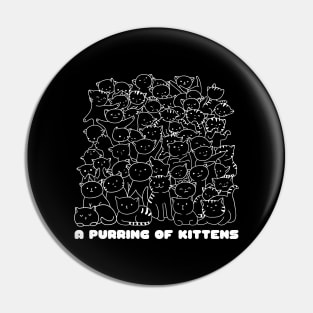 Cats (A Purring of Kittens) Pin