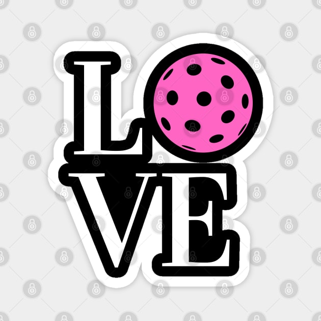 Love Pickleball Magnet by Hayden Mango Collective 