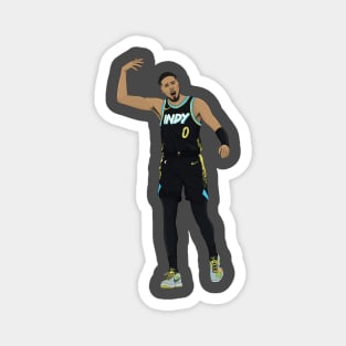 Tyrese Haliburton Digital Illustration Magnet