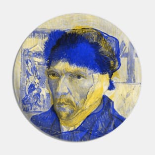 Van Gogh Interactive Yellow&Blue Filter T-Shirt By Red&Blue Pin