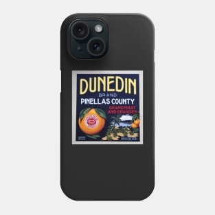 Dunedin Florida fruit label Phone Case