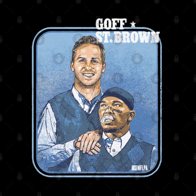 Jared Goff & Amon-Ra St. Brown Detroit Step Brothers by ClarityMacaws