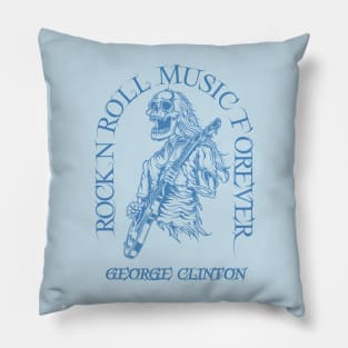 George Clinton /// Skeleton Guitar Player Pillow